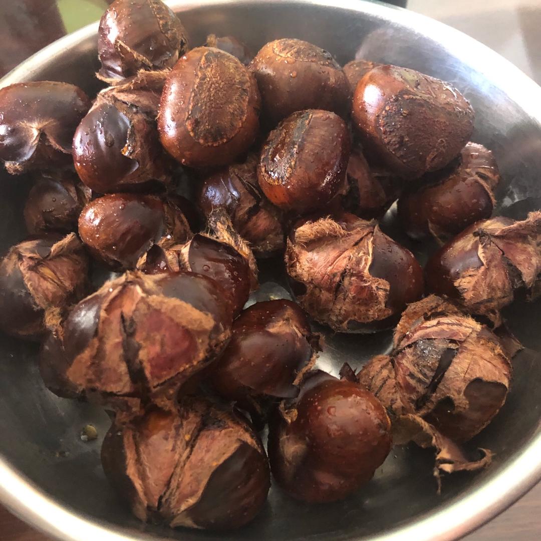 （超好剥壳！）空气炸锅蜂蜜板栗——美味停不下来