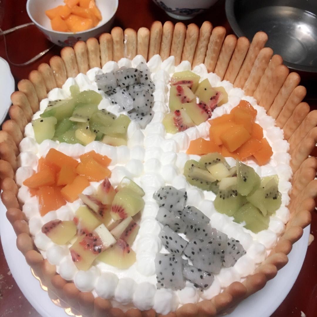 8寸水果生日蛋糕