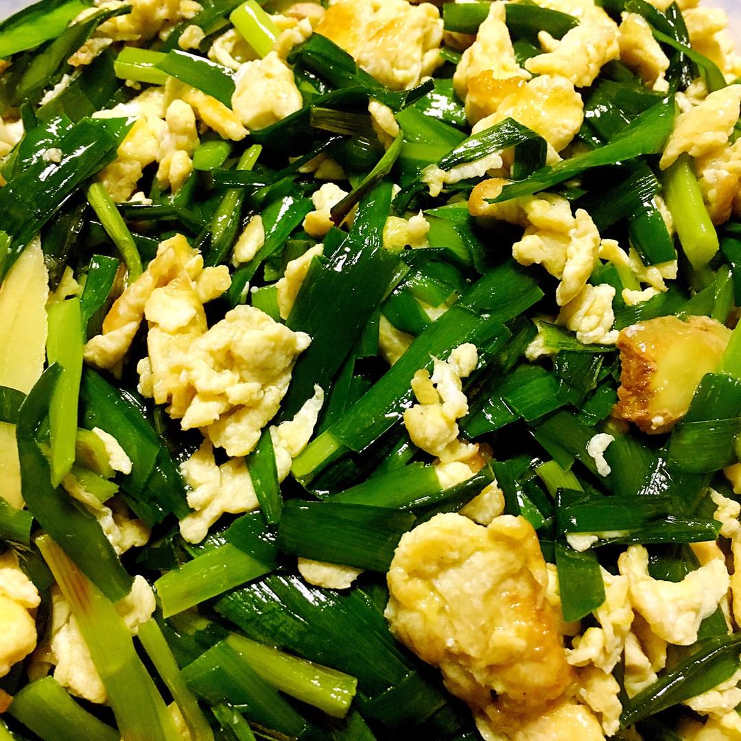 zhang琦做的韭菜炒鸡蛋