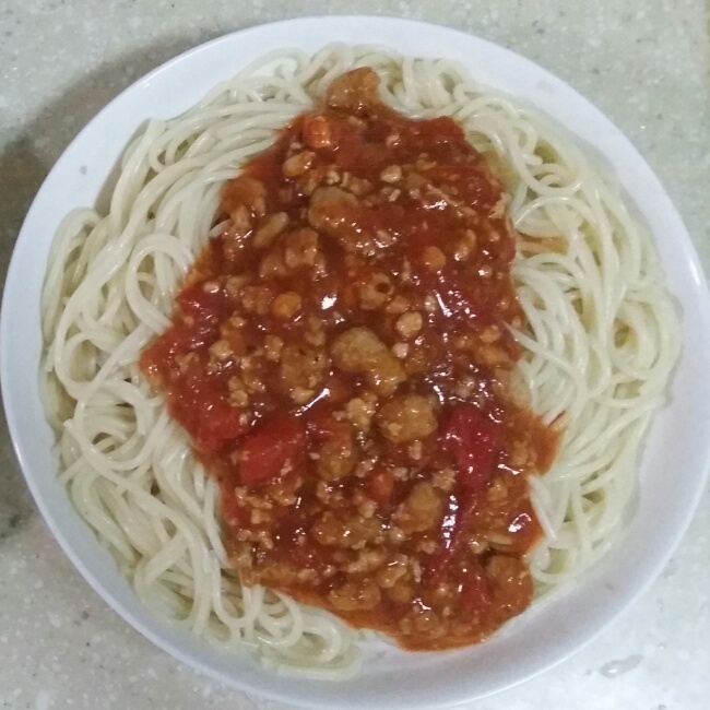 番茄肉酱意大利面