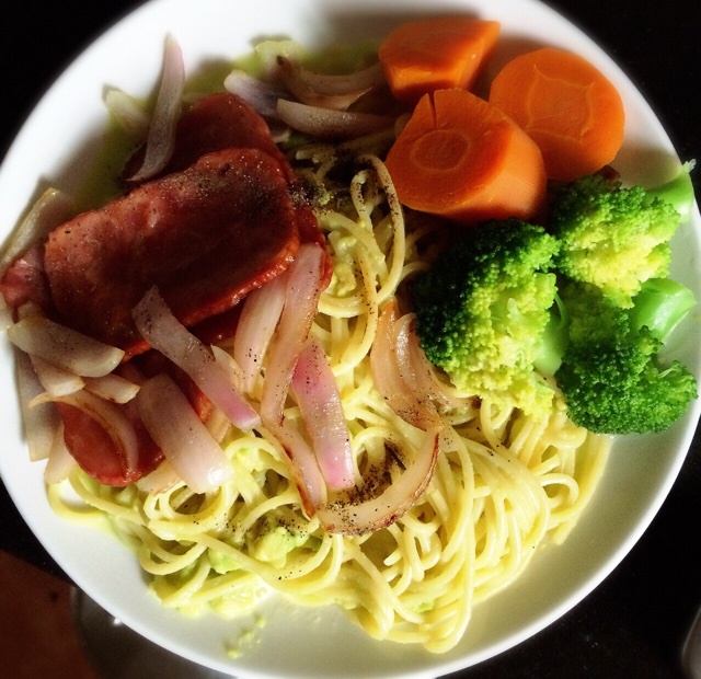 牛油果芦笋意面（Spaghetti with Avocado and Asparagus）