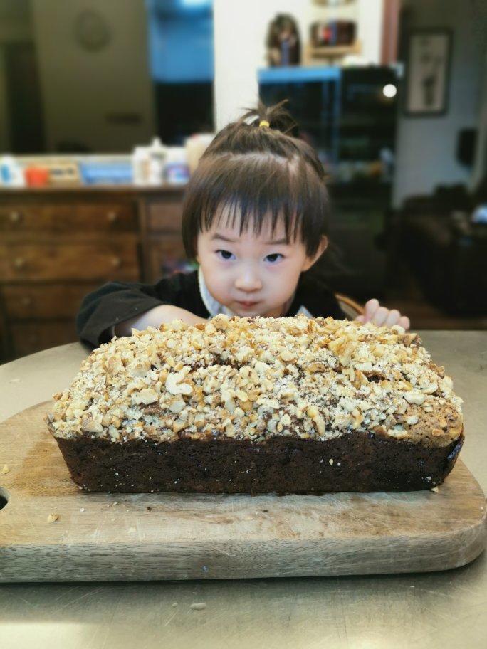 香蕉核桃磅蛋糕 Banana & Walnut Pound Cake