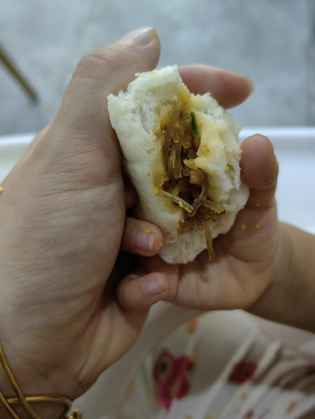 ♨️一口气吃三个❗️肉末粉丝包子