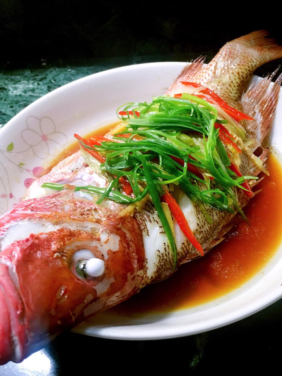 may一米阳光做的清蒸红丝鱼