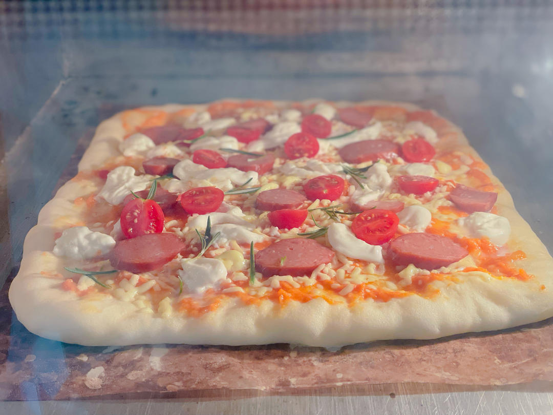 被惊艳到❗️一口爱上❗️超薄玛格丽特披萨🍕