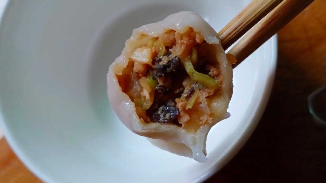 瓠子瓜海米饺子