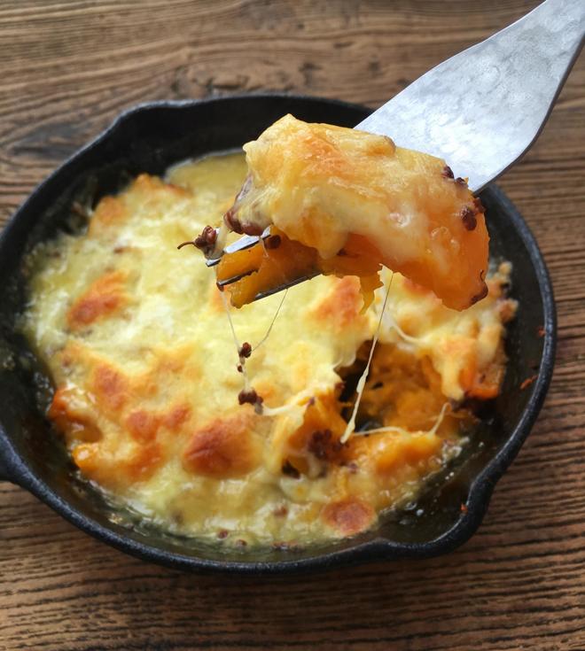 奶酪焗南瓜的做法