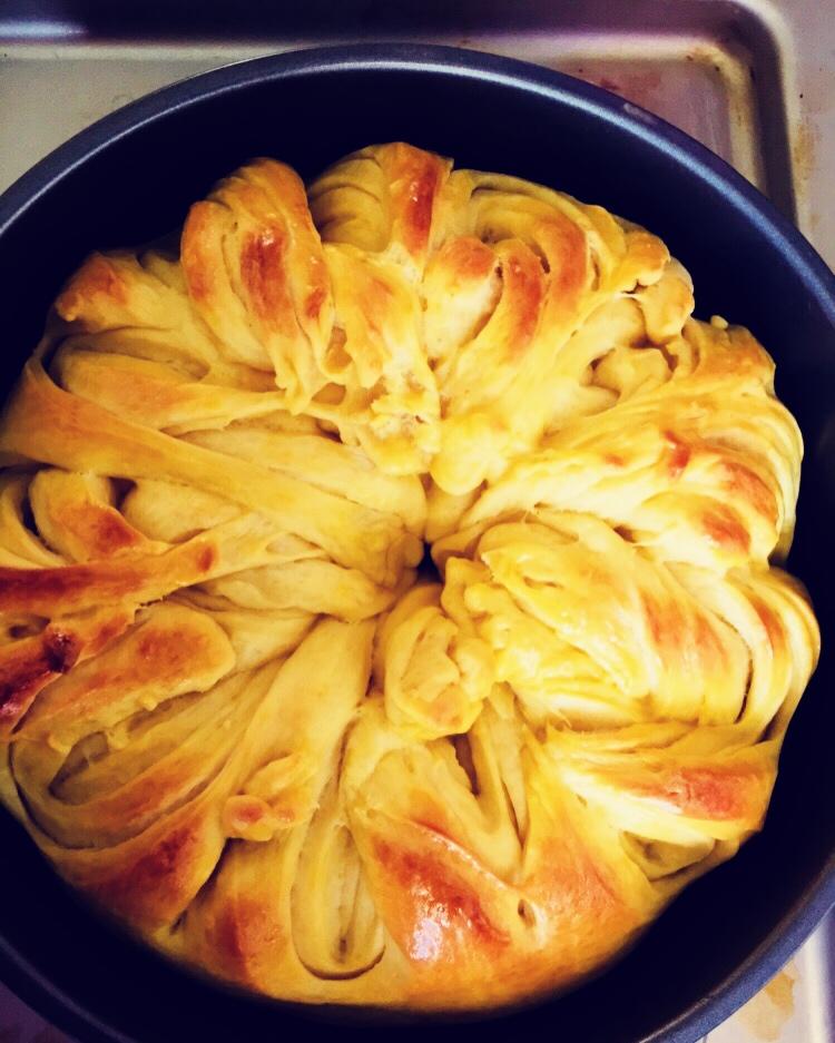 手撕千层花朵面包