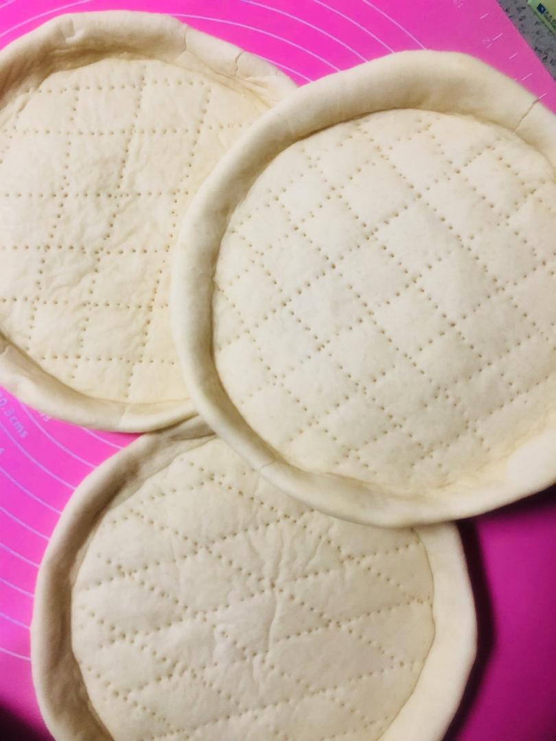八寸披萨饼皮（四个）制作
