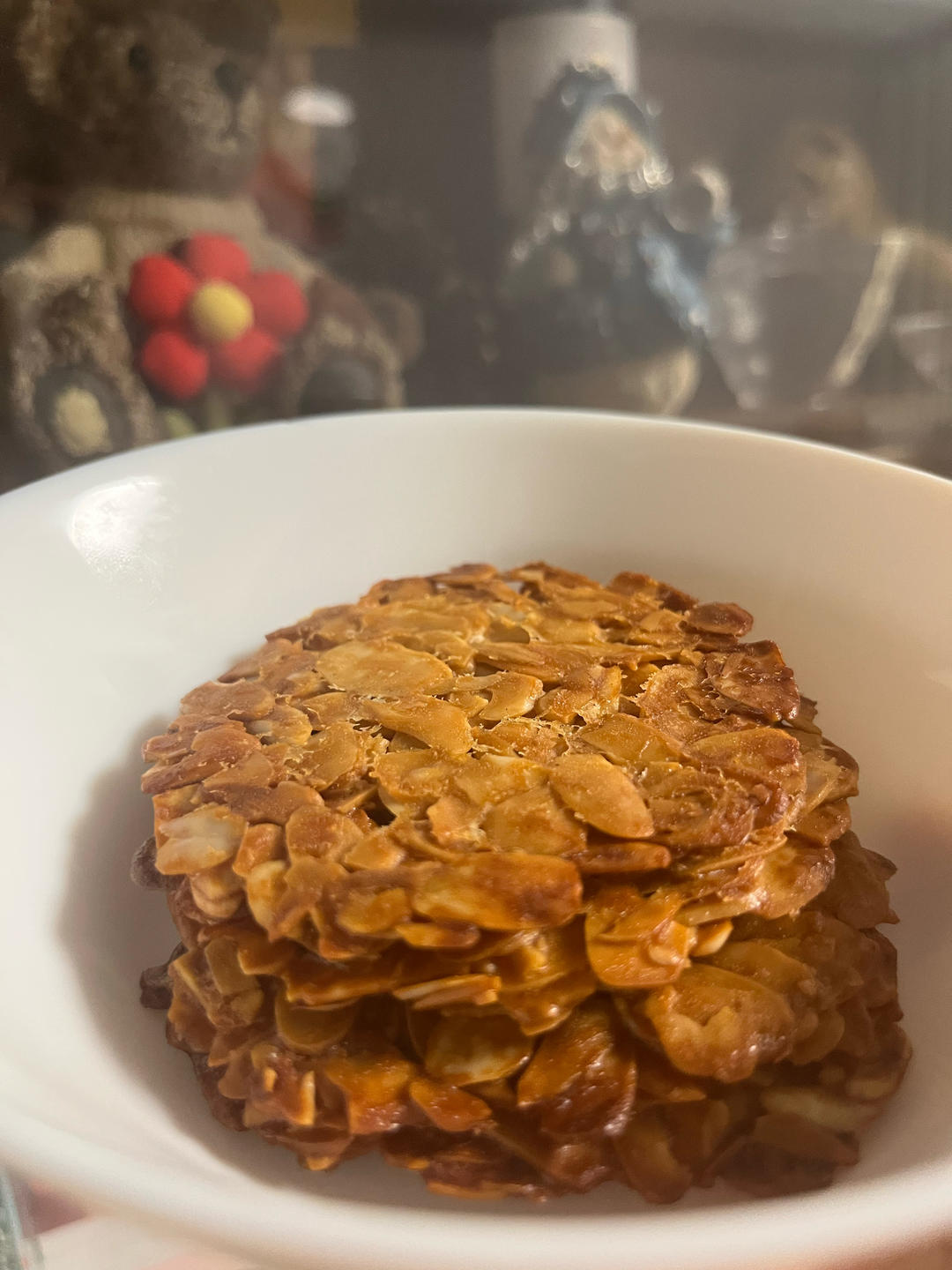 焦糖脆脆杏仁瓦片