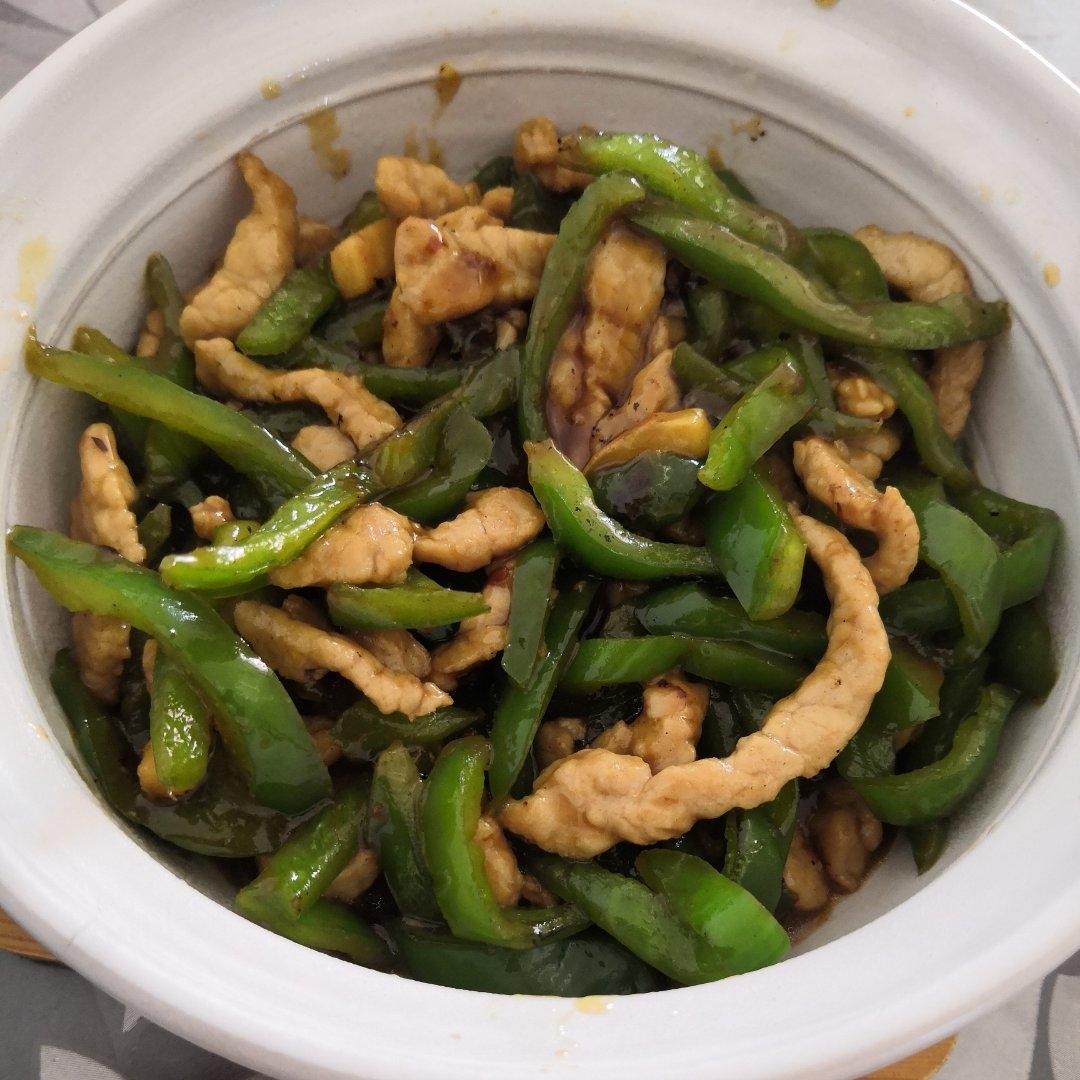 ‼️好吃到舔盘的青椒肉丝盖浇饭