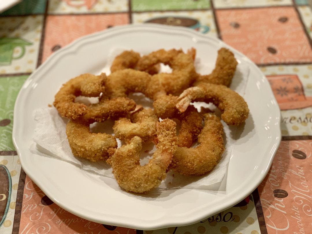 老少皆宜的椒盐油炸虾的做法