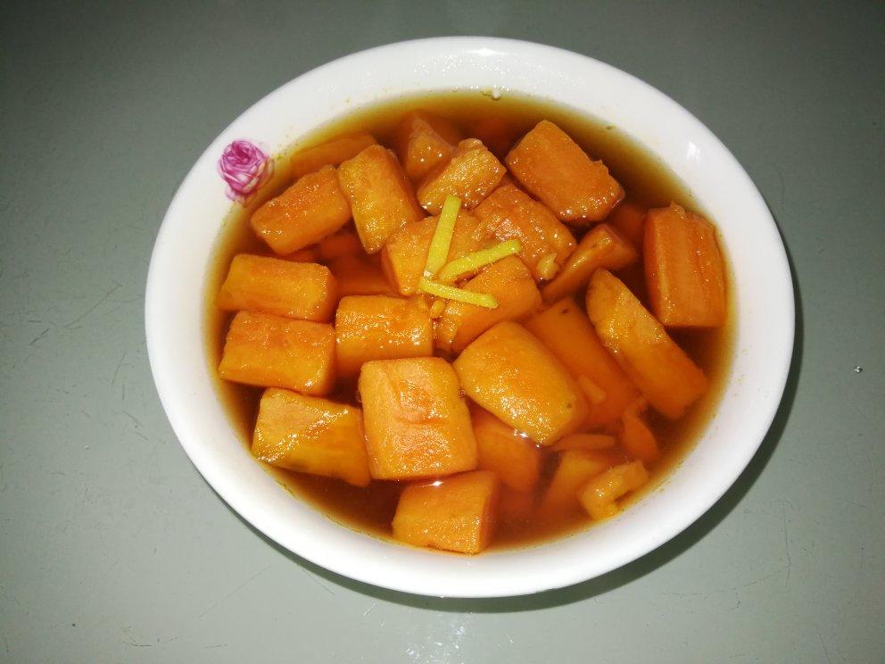 红糖黄姜番薯糖水