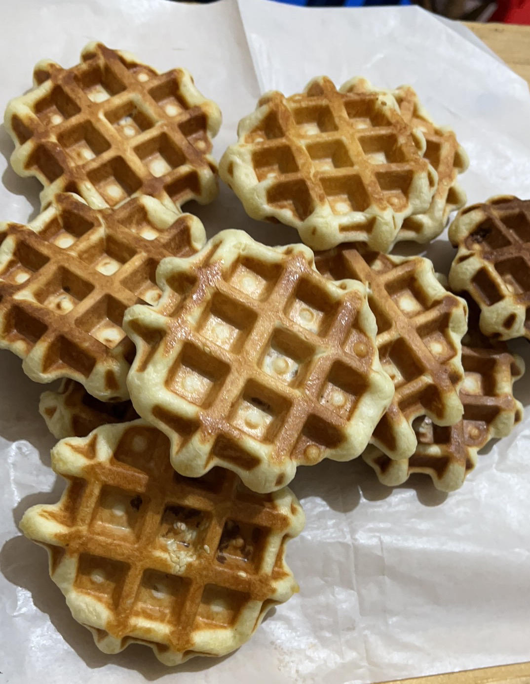 隔夜也不会硬的酵母版华夫饼