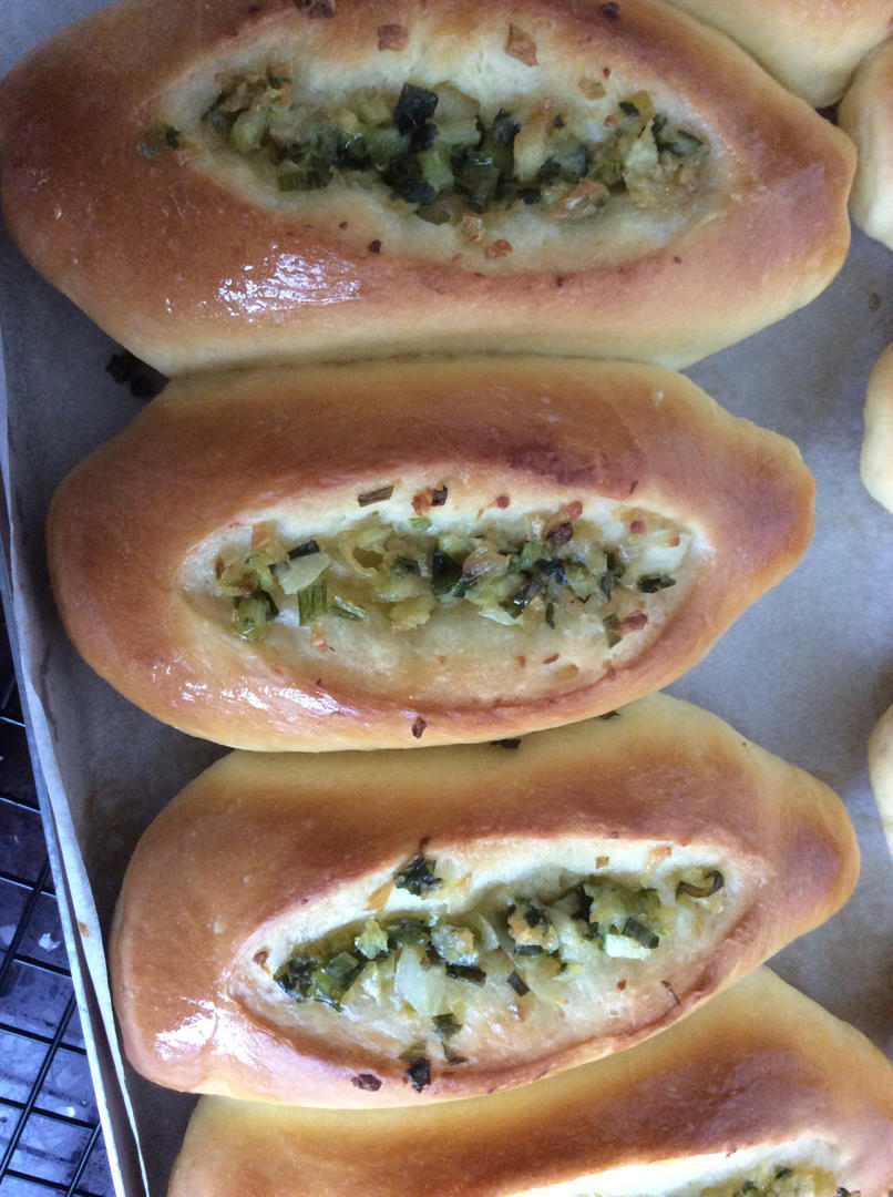 超级香的蒜香软欧包