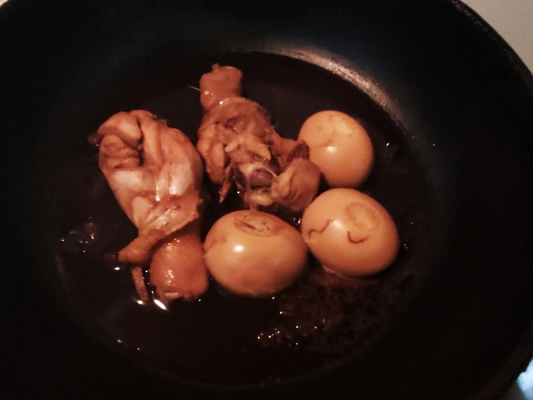 卤鸡腿鸡蛋低脂版