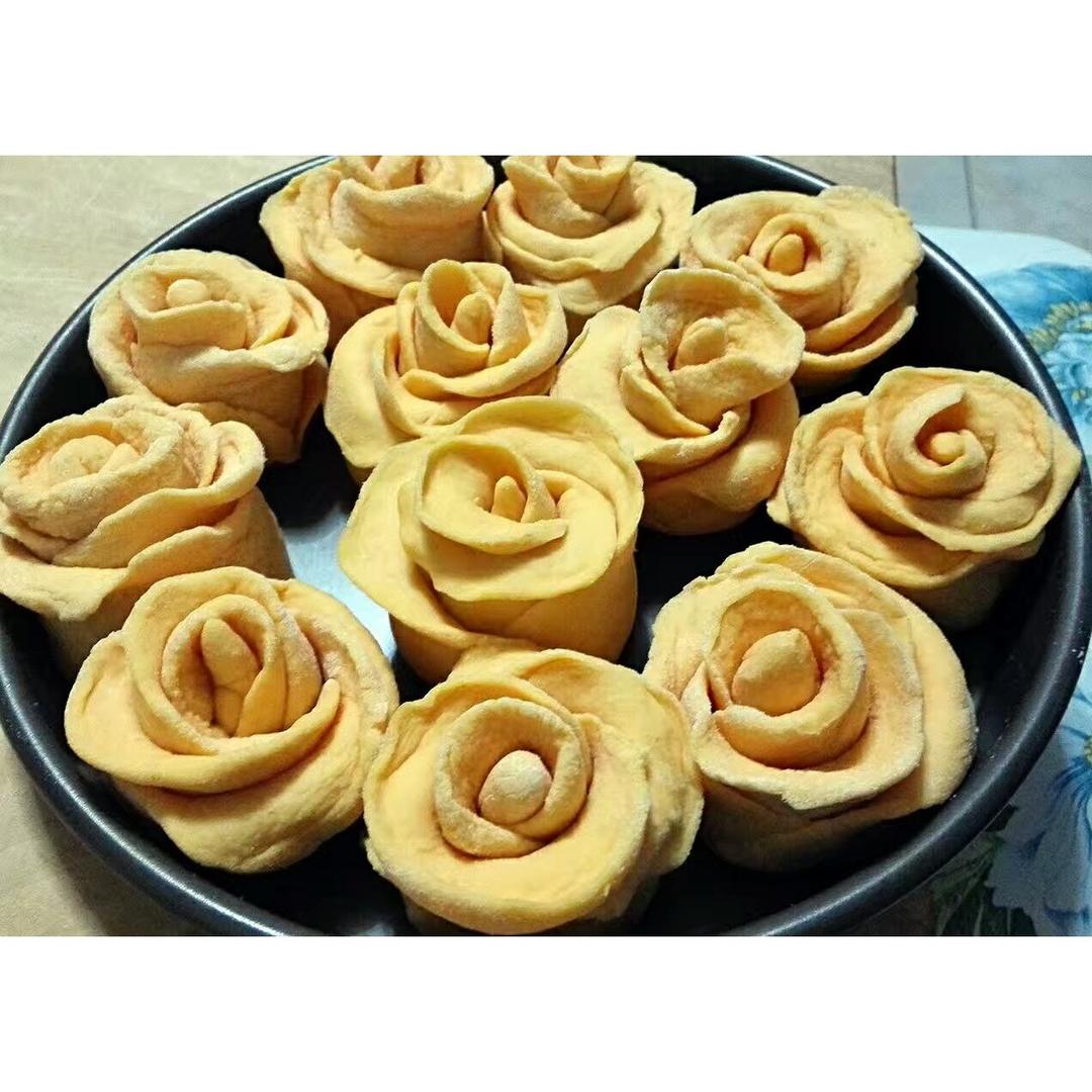 黄玫瑰馒头