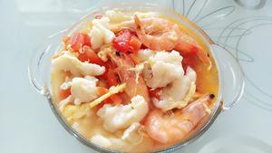 西红柿鲜虾疙瘩汤的做法 步骤6