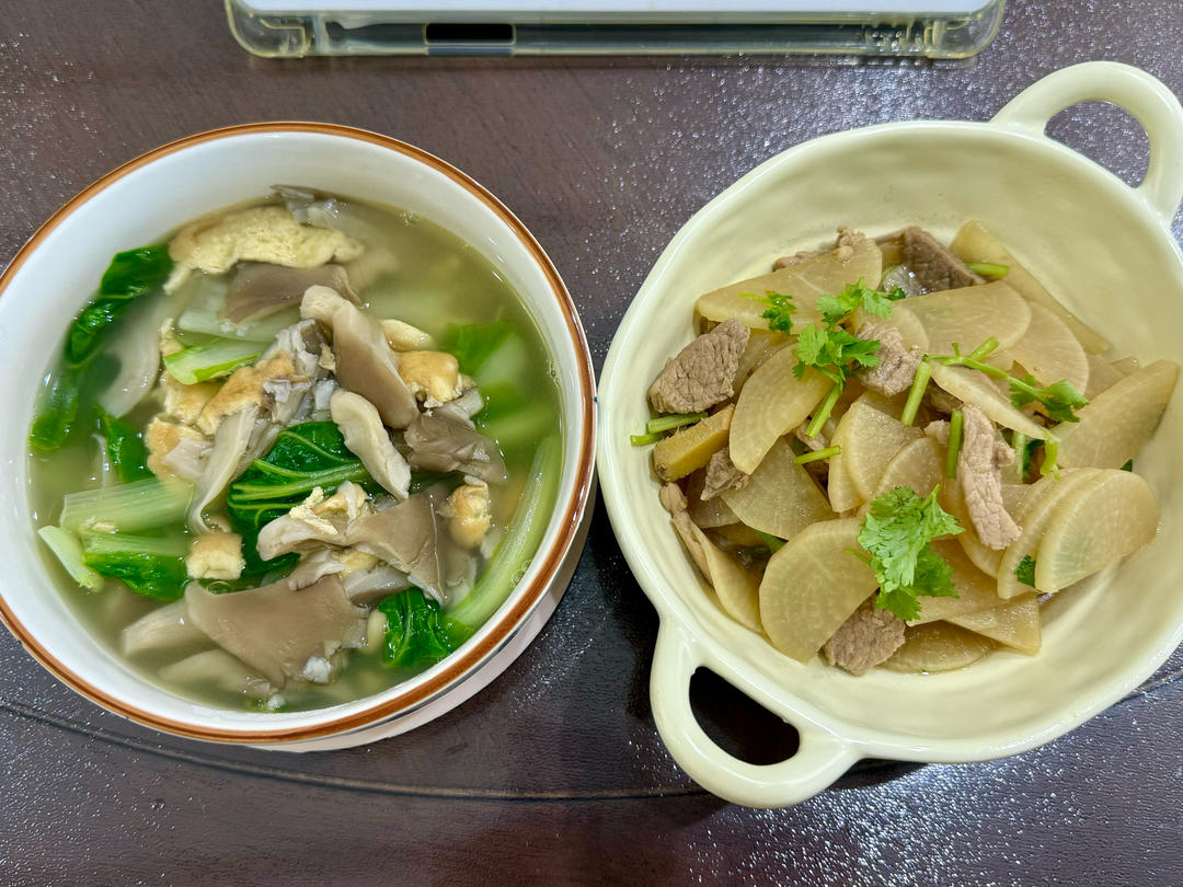 平菇鸡蛋汤