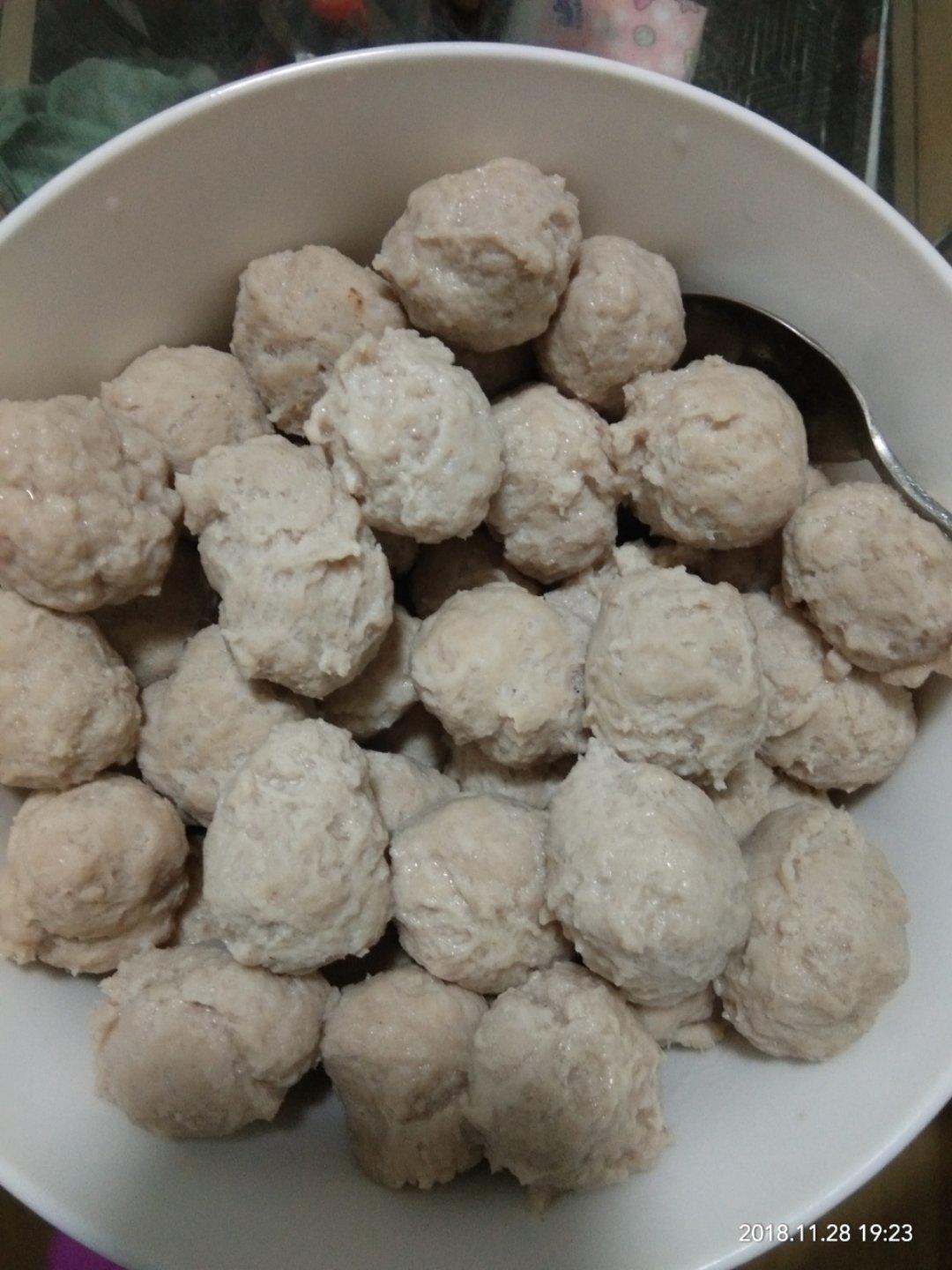 牛肉丸汤（手工自制）《系列五》