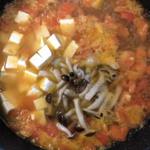 超好吃零失败番茄豆腐汤的做法 步骤5