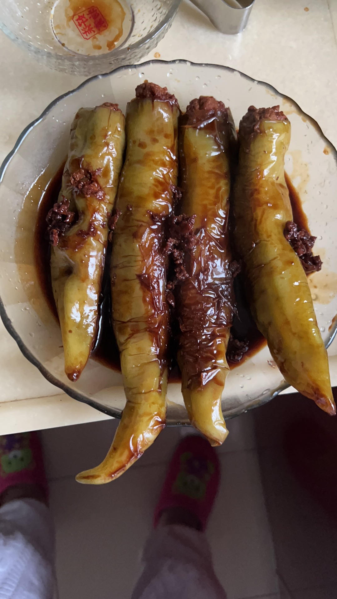 下饭菜肴--青椒酿肉