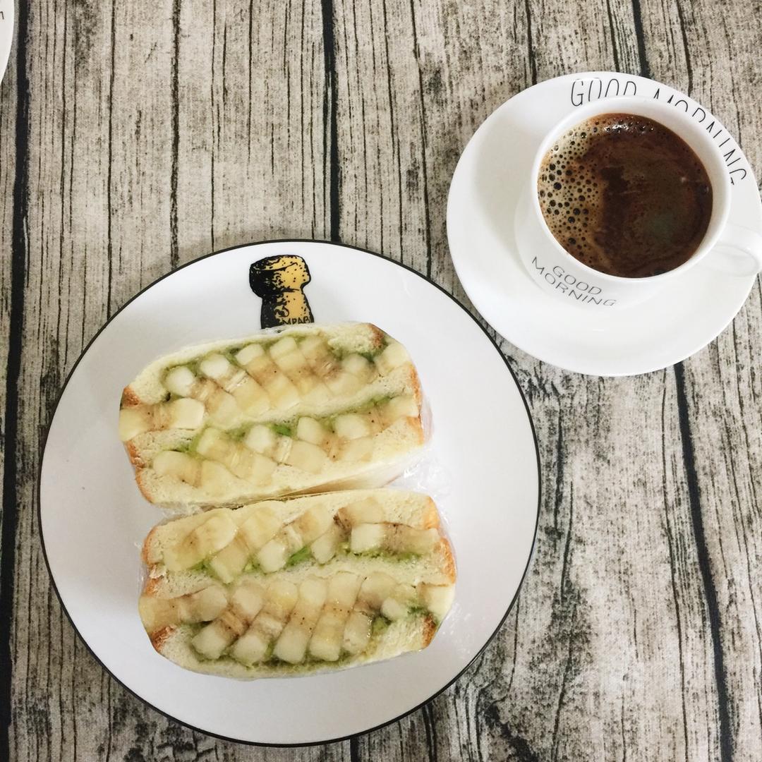 香蕉双享三明治