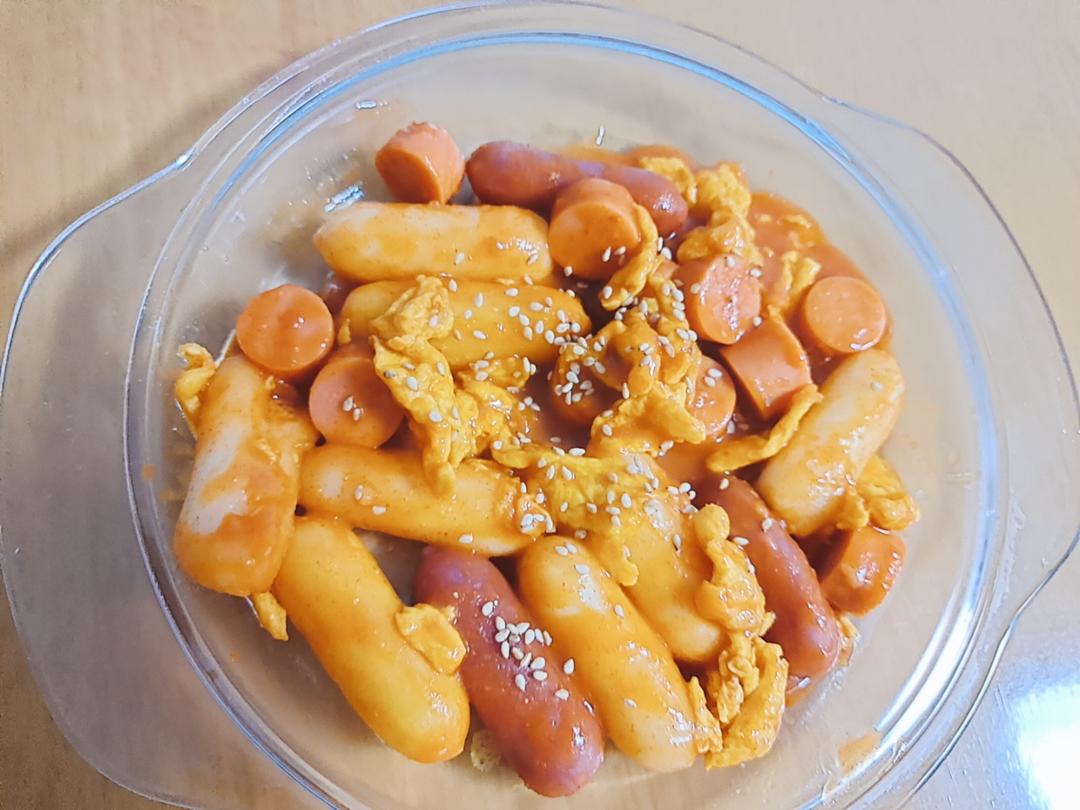 辣炒芝士年糕的做法