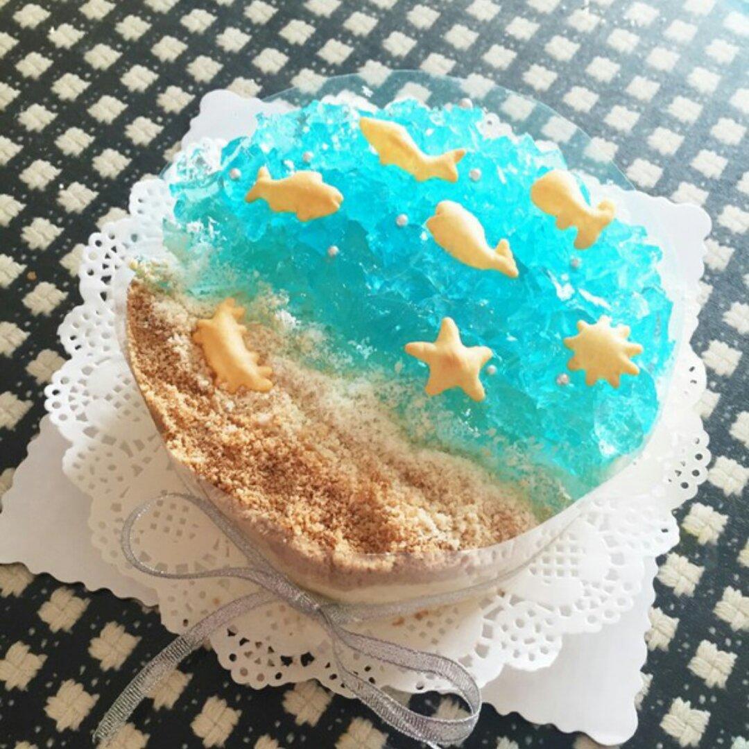 海洋酸奶慕斯蛋糕