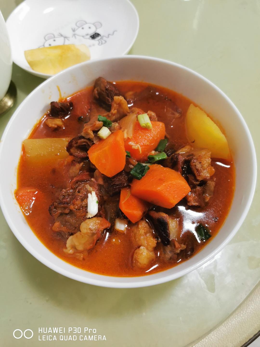 番茄土豆炖牛腩