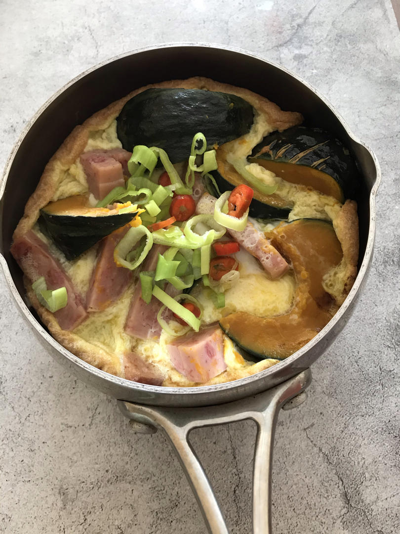 南瓜培根烘蛋
