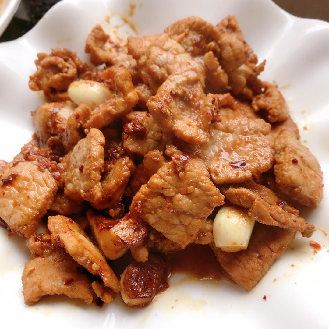 暖暖啦啦的海角做的香蒜孜然肉片