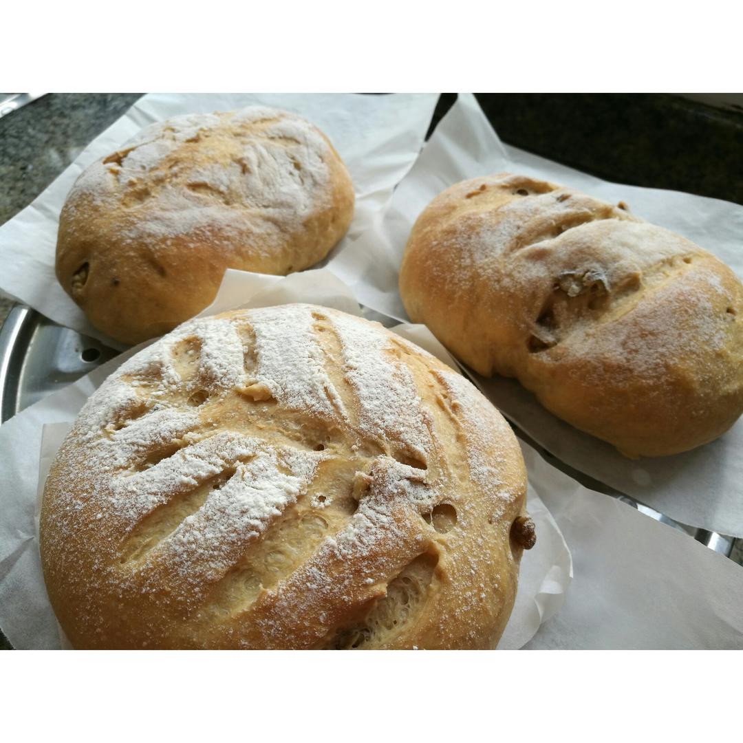 全麦核桃包～软欧包