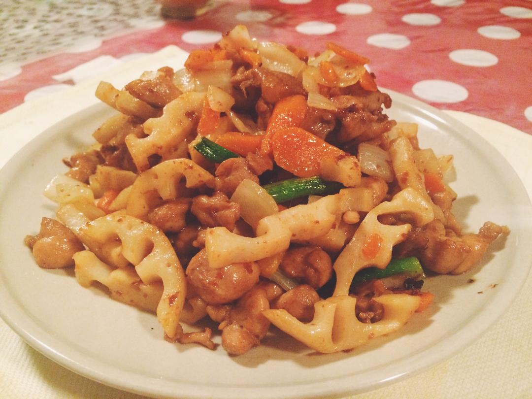 鸡肉与藕的相遇的做法