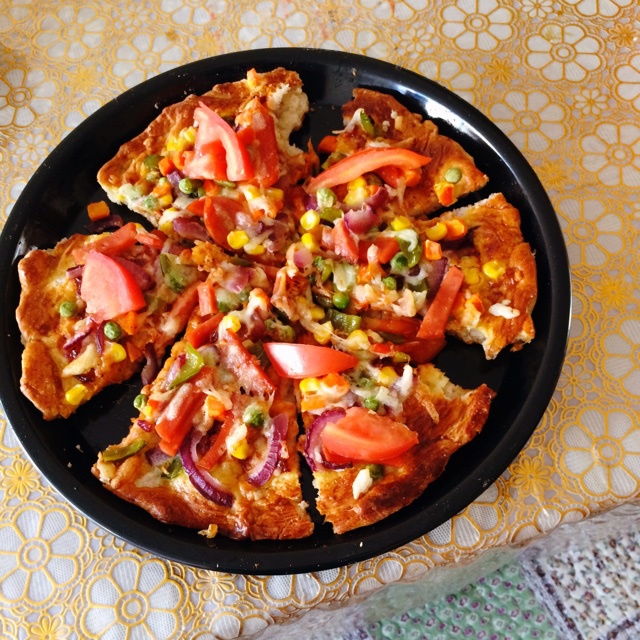夏威夷pizza（附饼底冷冻法）