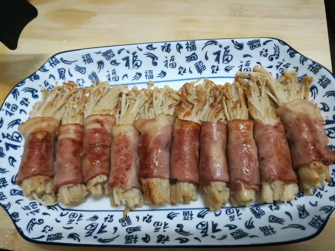 金针菇培根卷