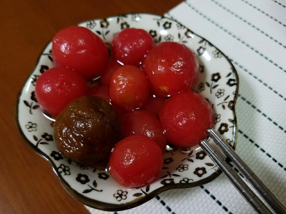 台湾小吃：话梅小番茄与番茄乌梅