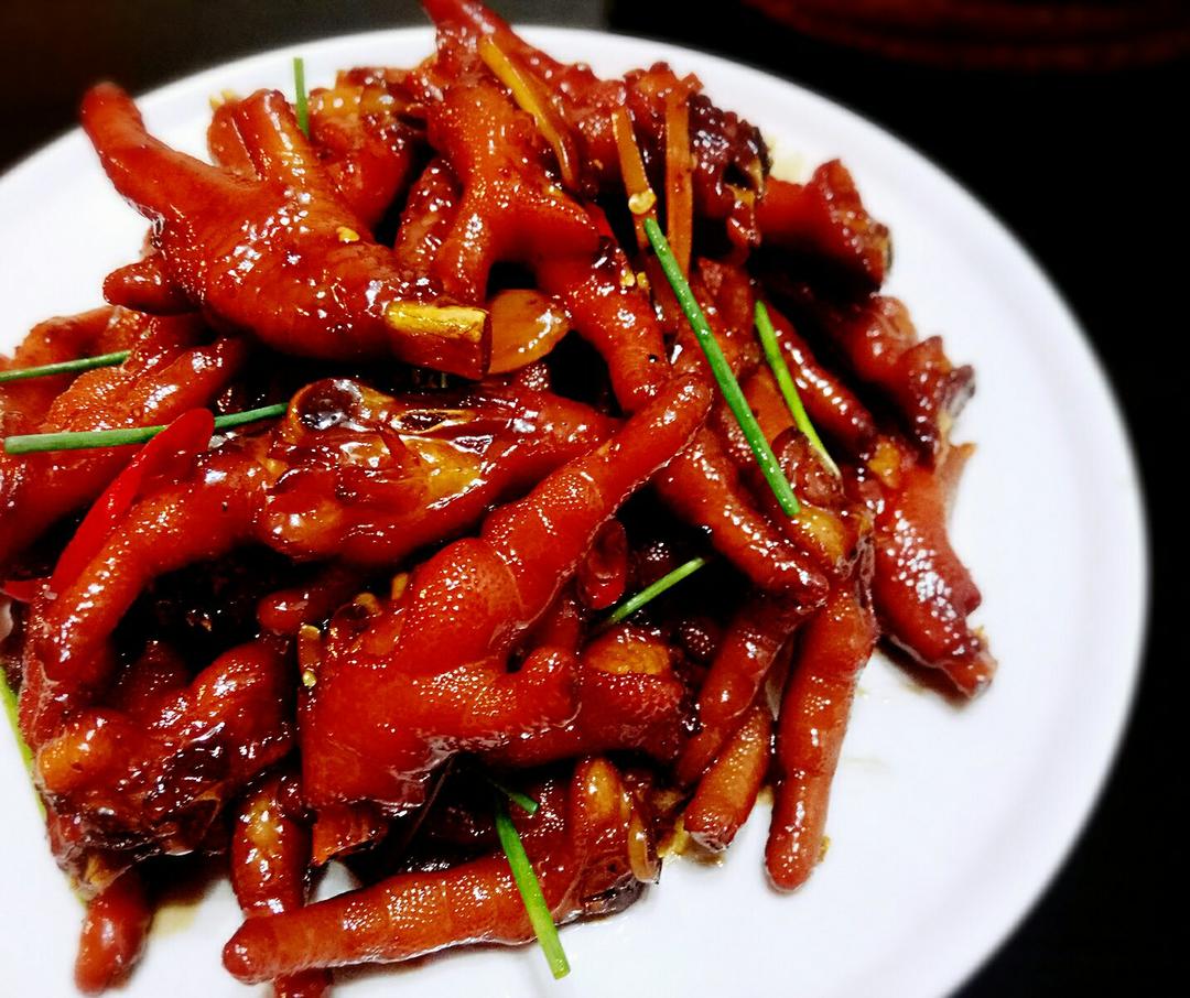 香辣烧鸡爪