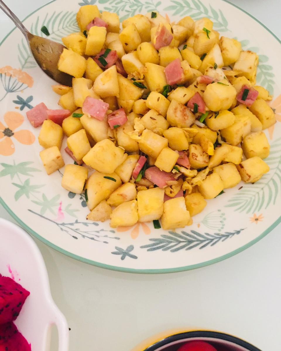 元气早餐【孜然炒馒头】