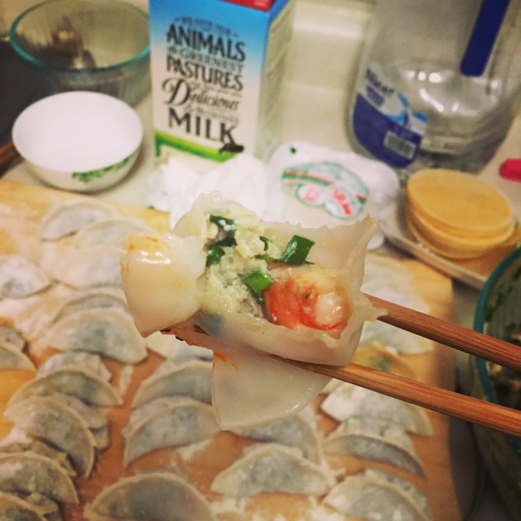 韭菜虾仁鲜肉水饺