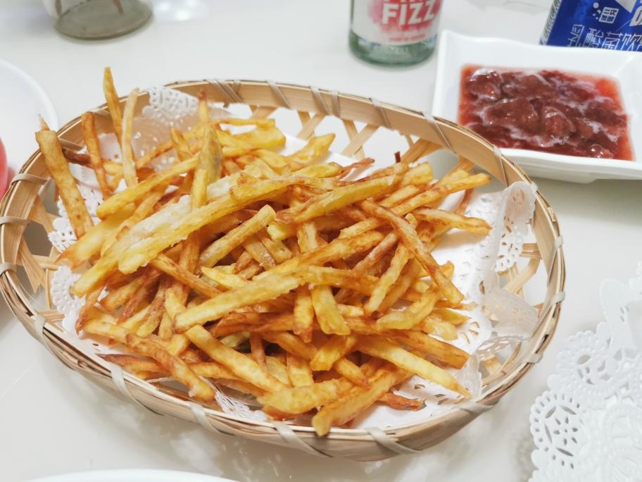 脆脆细薯条🍟的做法