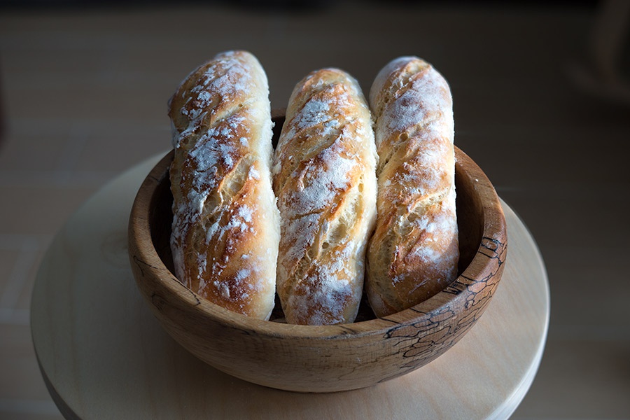 Baguette迷你法棍【免揉法超详细零失败】