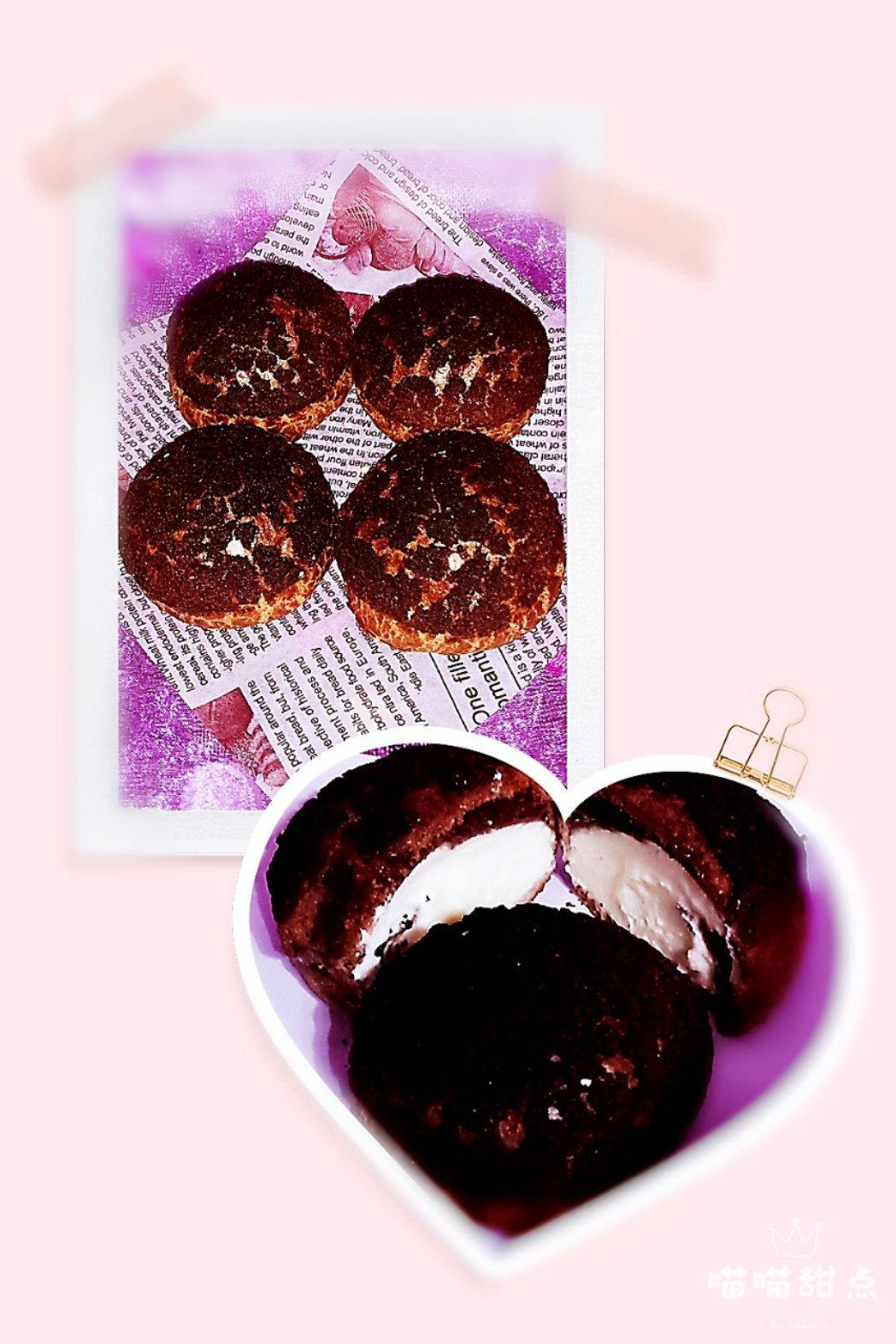 巧克力酥皮泡芙