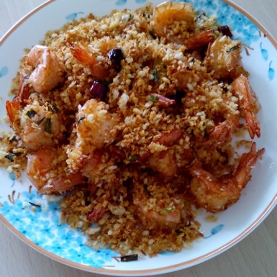 蒜蓉椒盐虾