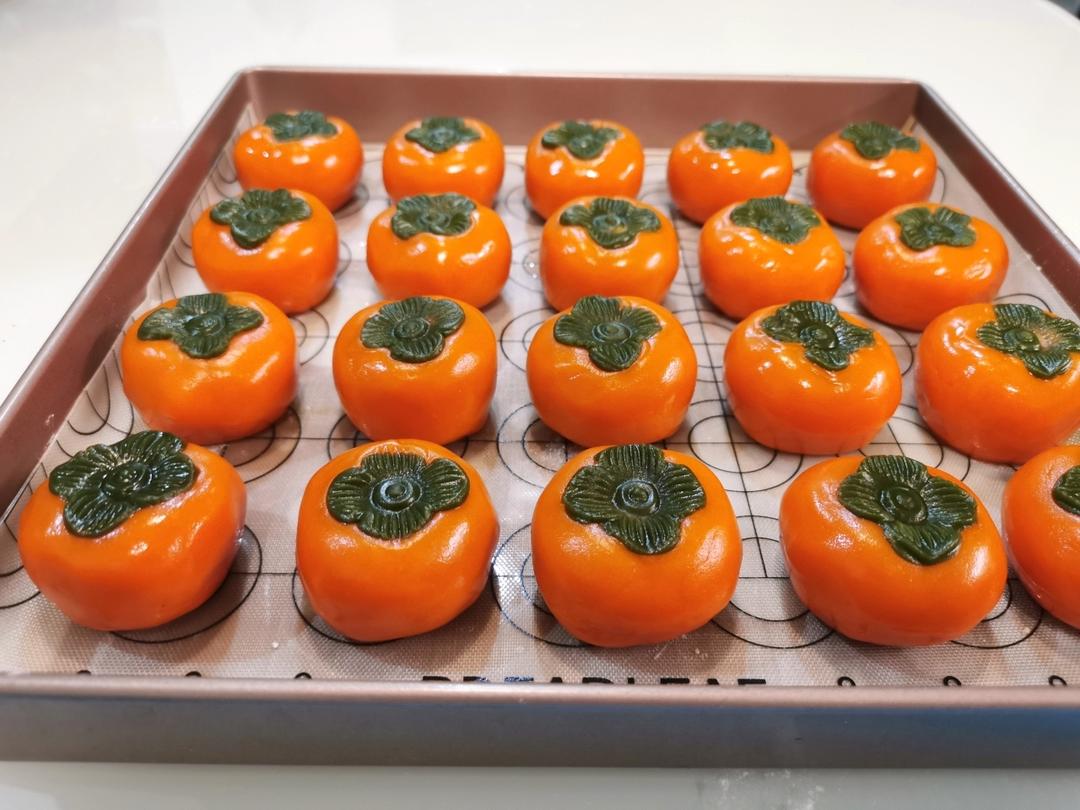 全网独家（原创）柿柿如意—广式金沙奶黄月饼（内附视频做法）