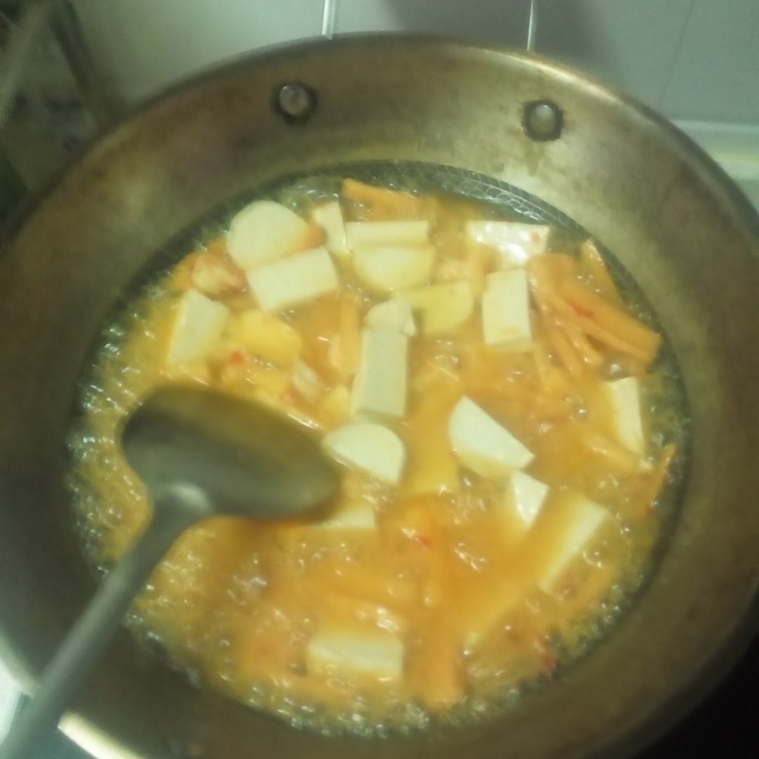 虾仁豆腐煲