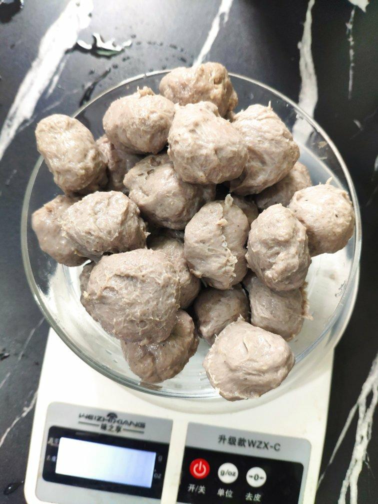 Q弹十足的牛肉丸～零失败