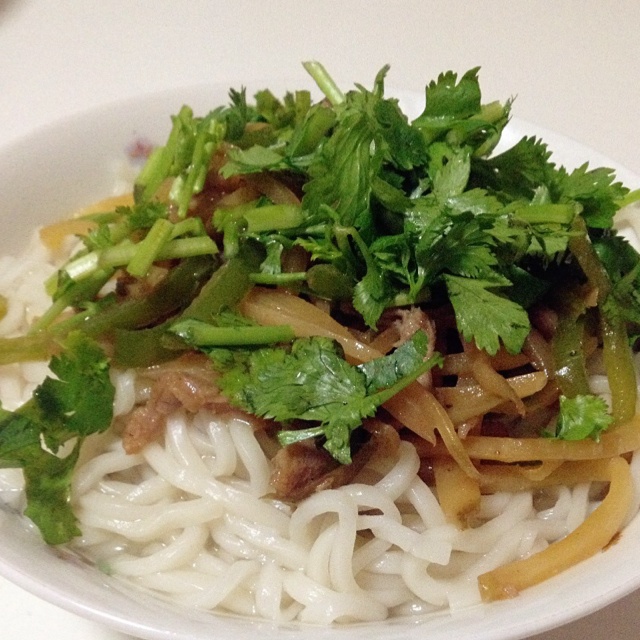 榨菜肉丝面