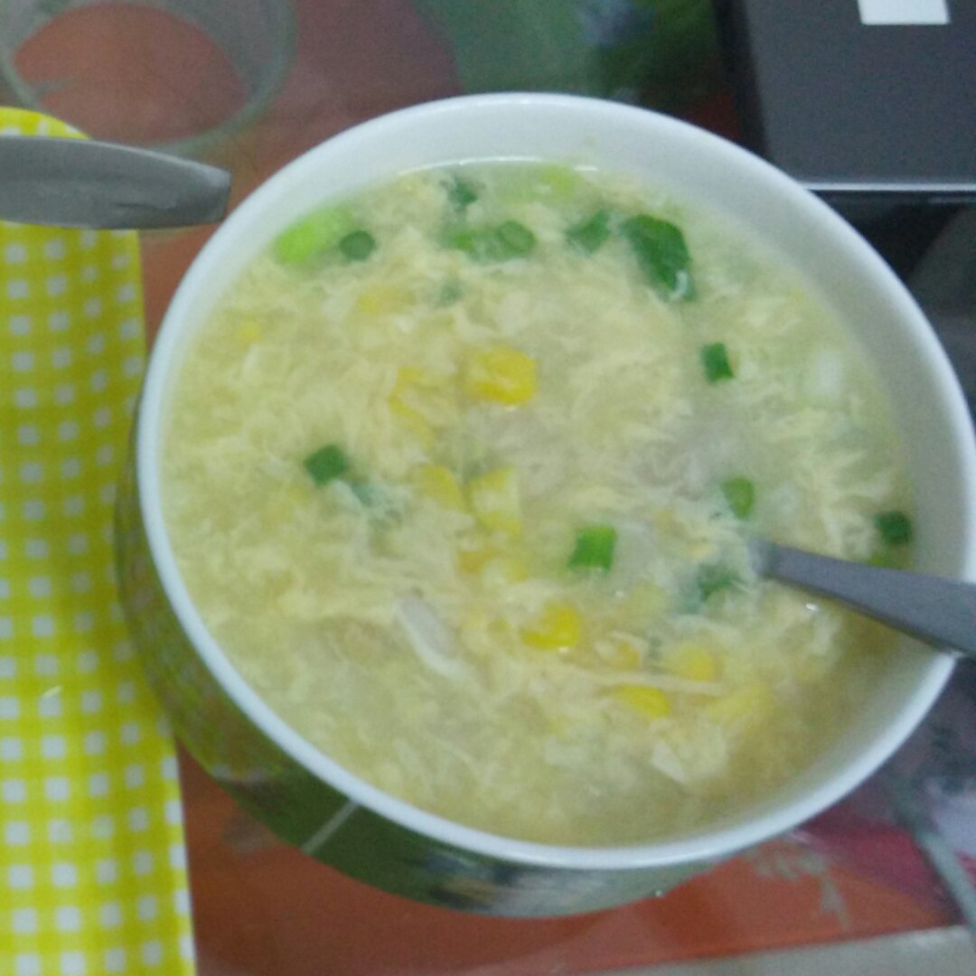蛋花瘦肉玉米羹