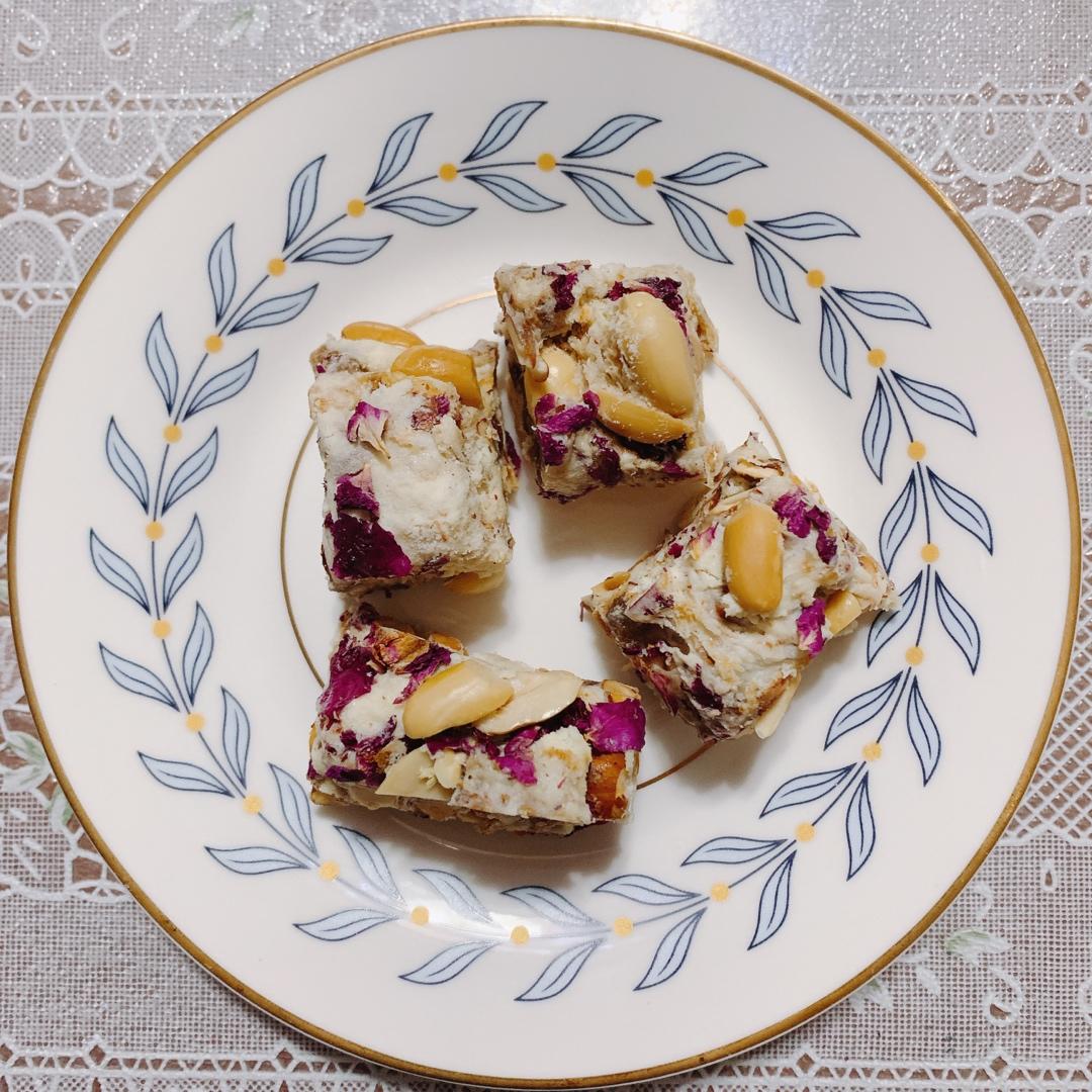 玫瑰海盐牛轧糖（棉花糖版）